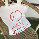 FABRIC BAG _ LOVE YOURSELF LETTERING (6609528619126)