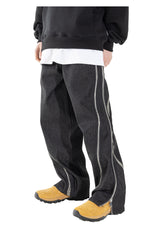 オブリークMSジッパーデニム/OBLIQUE MS ZIPPER DENIM