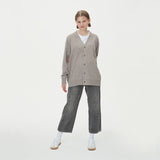 LAMBSWOOL V NECK CARDIGAN_MOCHA (6612827308150)