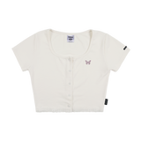 [NF] CUTIE-PIE CROP CARDIGAN (WHITE)_F22QB425