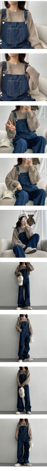 バーティーデニムオーバーオール / Barty Denim overalls.
