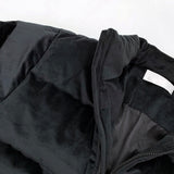 [Unisex] 2wayベルベットショートダウンジャケット