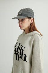 WHATTHE Nylon BaseBall Cap Charcoal (6643569918070)