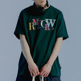 レインボーロゴTシャツ/RAINBOW LOGO TEE SHIRT_GREEN