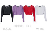 レイヤードロングスリーブメッシュトップ/TOP(6348) Layered Long Sleeve Mesh Tee