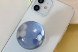 ブルーフラワートランスペアレントケースセット / blue flower drop transparent case set