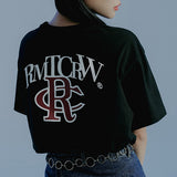 アスレチックロゴTシャツ / ATHLETIC LOGO TEE SHIRT_BLACK