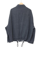 String balloon denim shirt