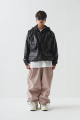ロゴコットンスーパーワイドパンツ / BSR2223FWPT007 LOGO COTTON SUPER WIDE PANTS INDY PINK