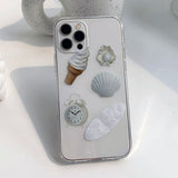 ホワイトオブジェクトフォンケース / White Object Phone Case