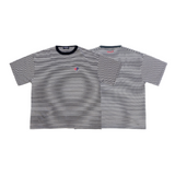 コラボレーションストライプTシャツ / PUBLUX × GRAVER - BLACK