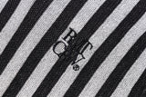 ストライプバルーンニットトップ / STRIPE BALLOON KNIT TOP_NAVY