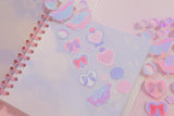 Bubble Bath seal sticker (2 set)