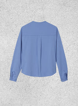 pintuck string shirt