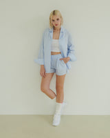 シャツセットアップ / Ontheshell Shirt Set Up - Sky Blue
