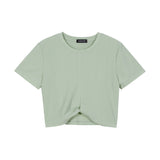 ツイストクロップトップ / TWIST CROP TOP (MINT)