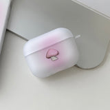 ピンク - カラーマッシュルーム AirPods ケース_マット