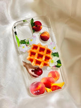 スプリングピクニックジェリースマホケース/Spring picnic jelly case