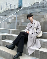 Solid-Colored Trench Coat (6595749937270)