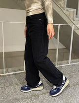 Leon straight black jean 