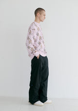 ラッキーオールオーバークルーネック / BSR2223FWPO080 LUCKY ALL OVER CREWNECK PINK
