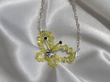 Yellow Butterfly Necklace