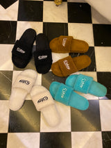 グッドデイファリーサンダル/G'day furry sandals (black)