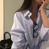 [BELLIDE MADE] オックスフォードストライプボーイフィットシャツ