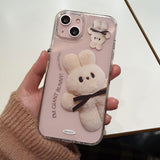 ジャイアントバニーダンダンジェリーハードアイフォンケース/Giant Bunny Dung dung Jelly Hard phone case beige