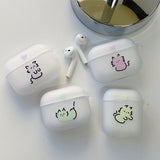 ピンク - カラフルドンドンゴヤン AirPods ケース_マット