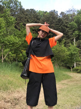 カプリワイドストリングパンツ