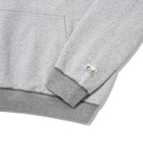 UNI HEAVYWEIGHT SNAP DETAIL HOODIE [MELANGE GRAY]