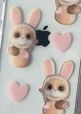 トリプルバニーチーズキャット携帯ケース