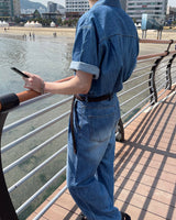 LE コールマンデニム半袖シャツ / LE Coleman Denim Short-Sleeved Shirt (Set - Up / 1 color)