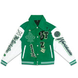 TZWORLDWIDE VARSITY JACKET - LUCKY GREEN
