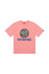 ピースワールドオーバーサイズフィットTシャツ / VENTIQUE Peace World Oversized Fit T-shirt 5color