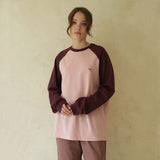 Pink Raglan Long Sleeve