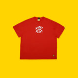 スマイリーロゴT / SMILEY LOGO TEE | RED