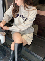 Breakers Lettering Loose Sweat Shirt (3color)