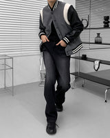 オビーウールバーシティージャケット / CR Obie wool varsity jacket (2 colors)