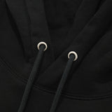 ドゥードゥルチェリーカットオフフーディー／DOODLE CHERRY CUT-OFF HOODIE [BLACK]