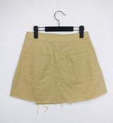 ウォッシングラップスカート/Washing Wrap Skirt (2color)