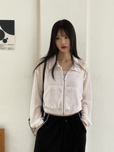 ピロウビーチウェアシースルーリネンニット長袖ジップアップ / Pillow Beachwear See-through Linen Knit Long Sleeve Zip-up