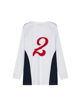 2フューリアスクラブサッカージャージ LS Tシャツ / 2 FURIOUS CLUB SOCCER JERSEY LS T-SHIRT WHITE