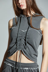 スリーブレスフーディ / SLEEVELESS HOODY