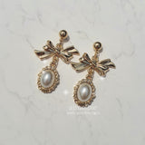 Mary Earring (Gold Color) - Pearl Version (Redvelvet Joy Earring)