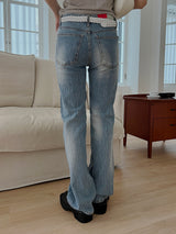 リンクリング ブラッシュ ブーツカット パンツ / no.430 Wrinkling Brush Bootcut Pants