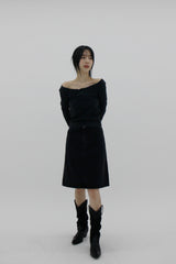 ラフカットリブTシャツ/Rough cut ribbed T-shirt (3color)