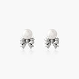 SHA RIBBON PEARL EARRINGS