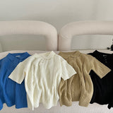 LMN Cable 3 Button Collar Knit (4 colors)